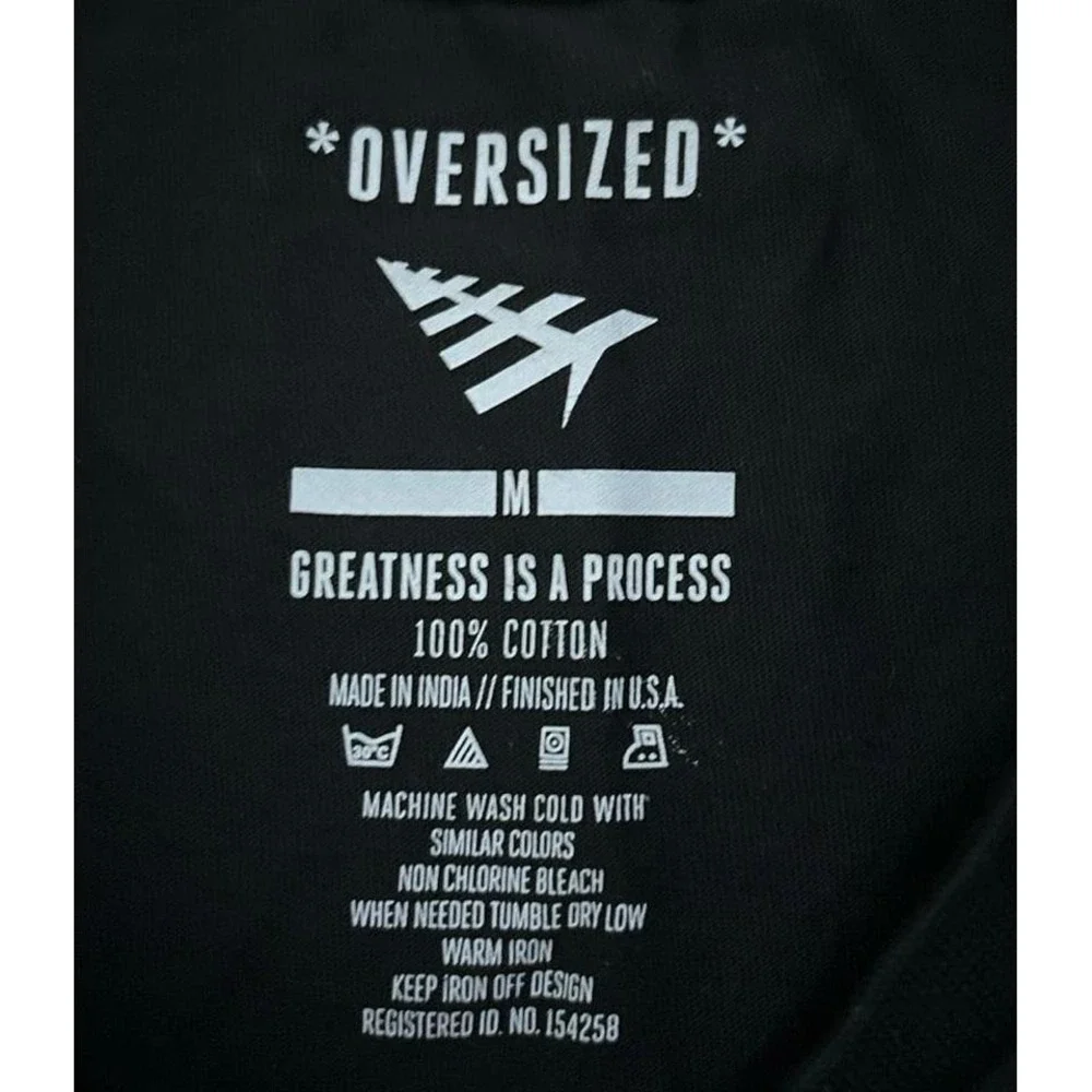 Mens Roc Nation Paper Planes Angles Oversized Crewneck Tee T-Shirt - Picture 3 of 6